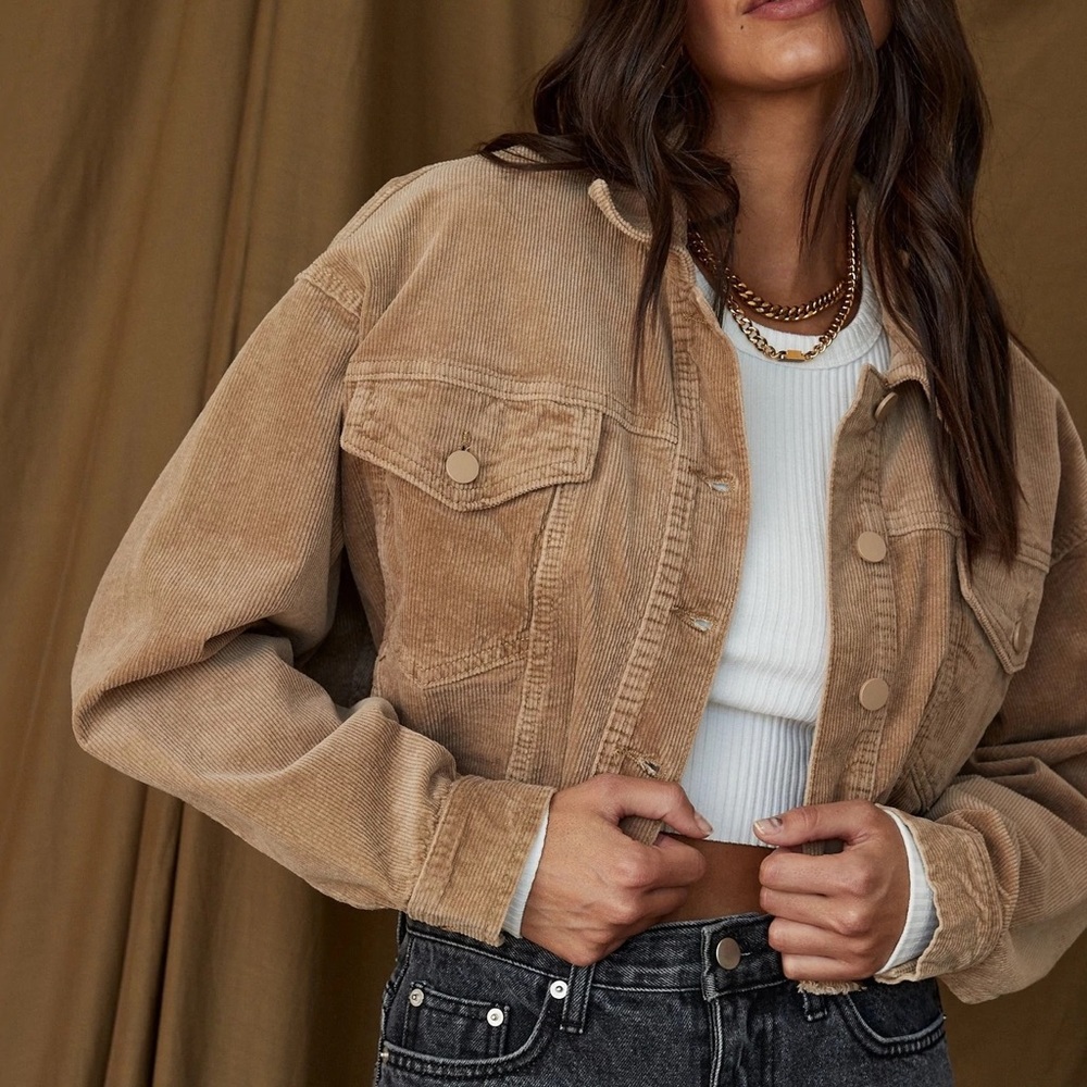 Corduroy Crop Jacket